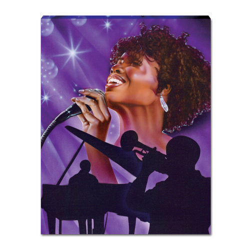 JAZZ SINGER CANVAS (KMUN)