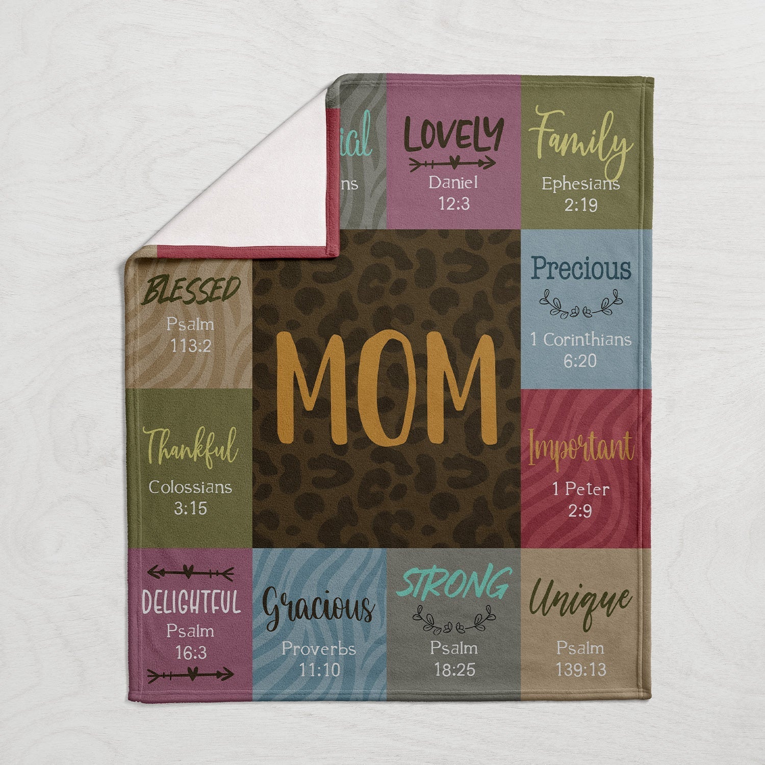 Mama Schrift Blanket