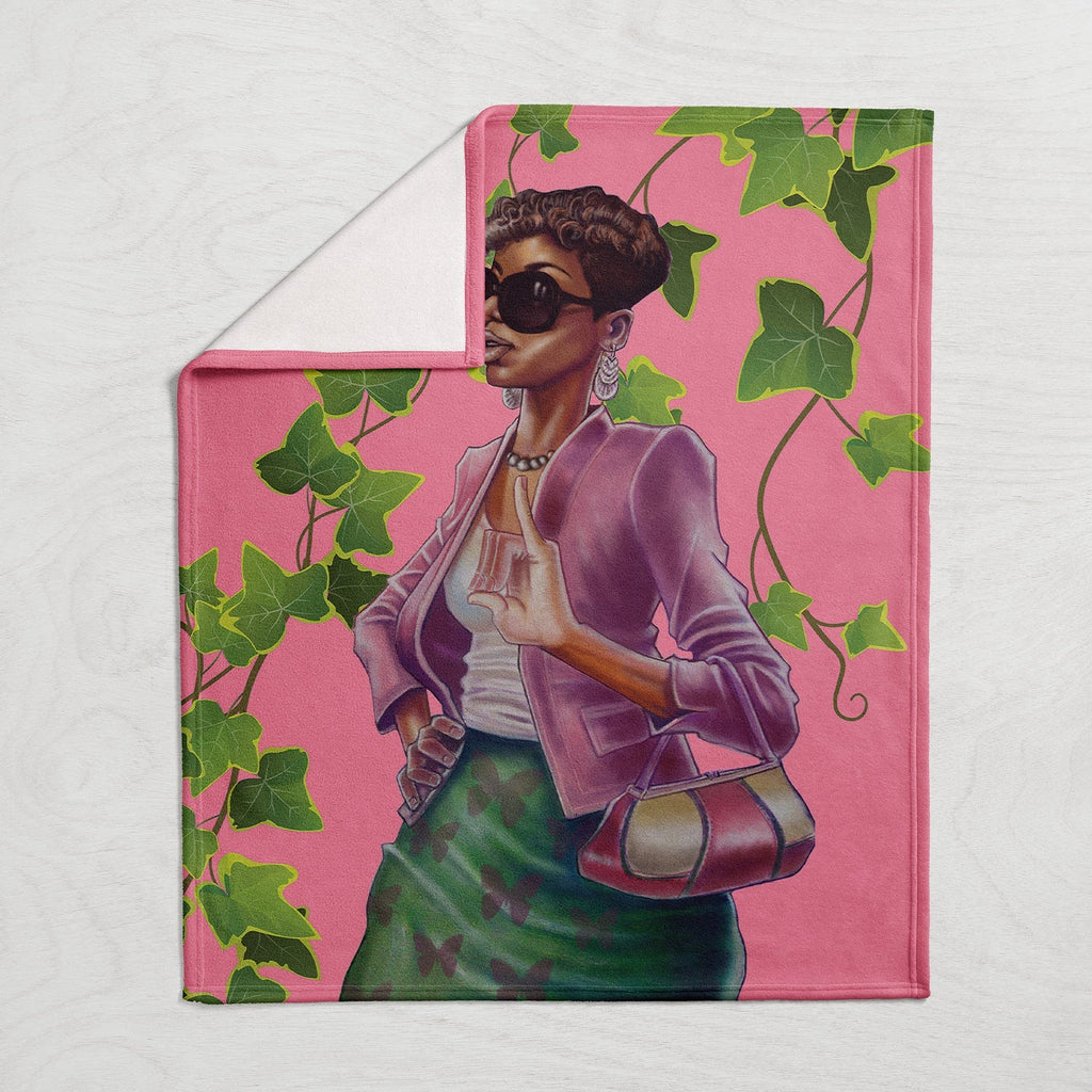 Pink und Green Blanket