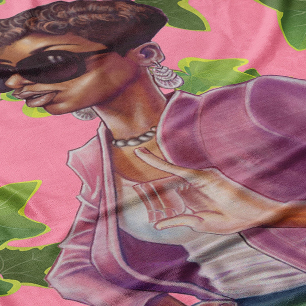 Pink und Green Blanket