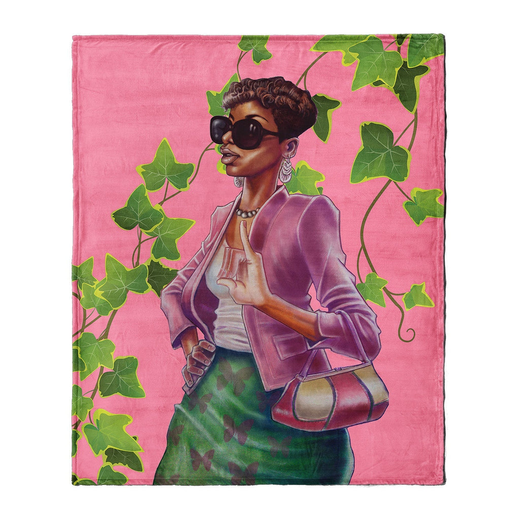 Pink und Green Blanket