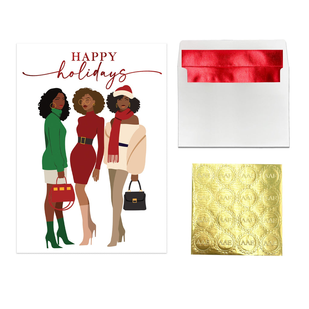 Weihnachtsmädchen Card