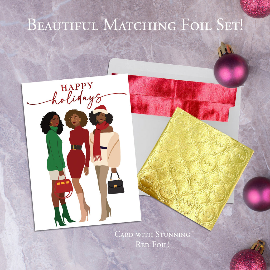 Weihnachtsmädchen Card