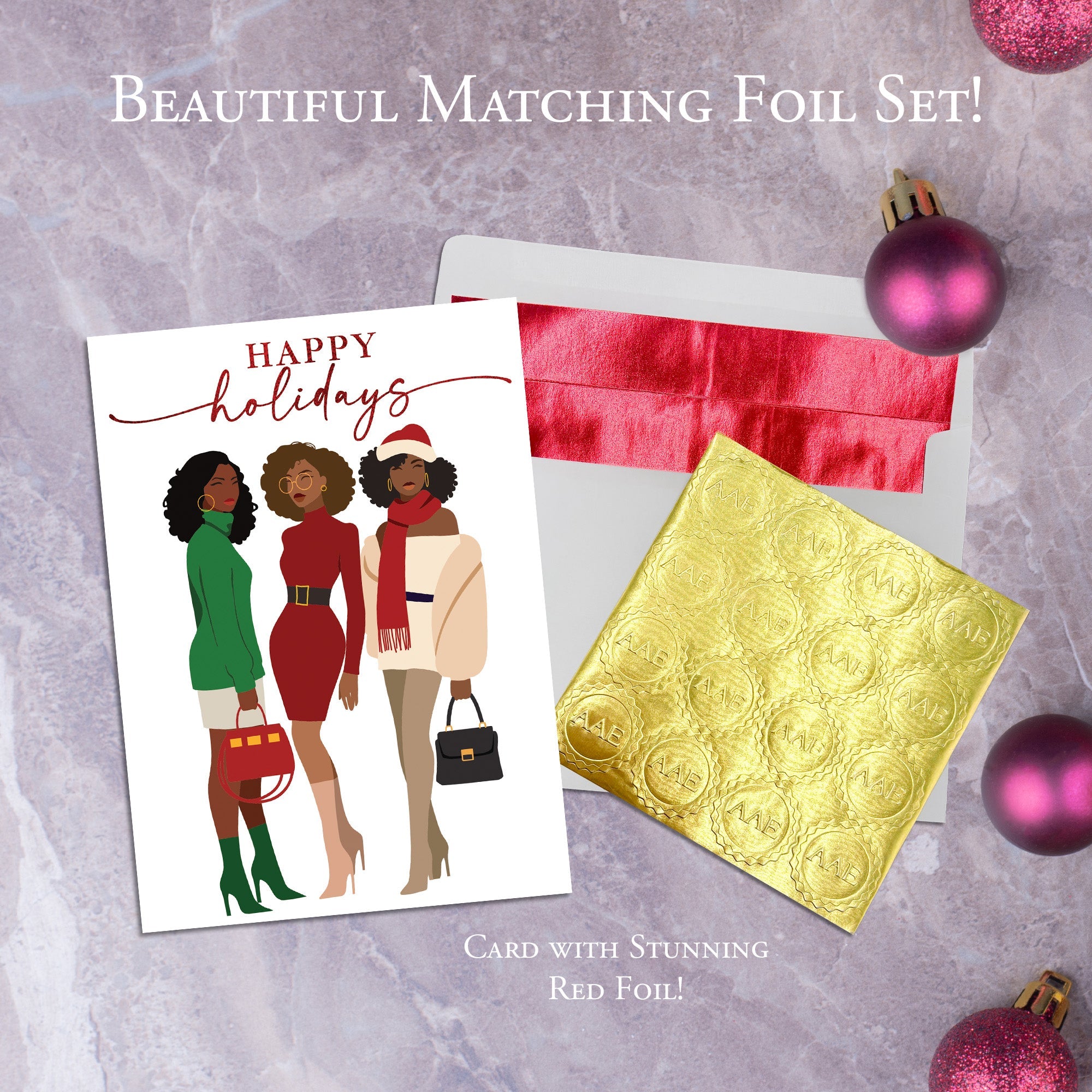 Weihnachtsmädchen Card