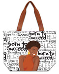 Geboren, um erfolgreich Canvas Bag