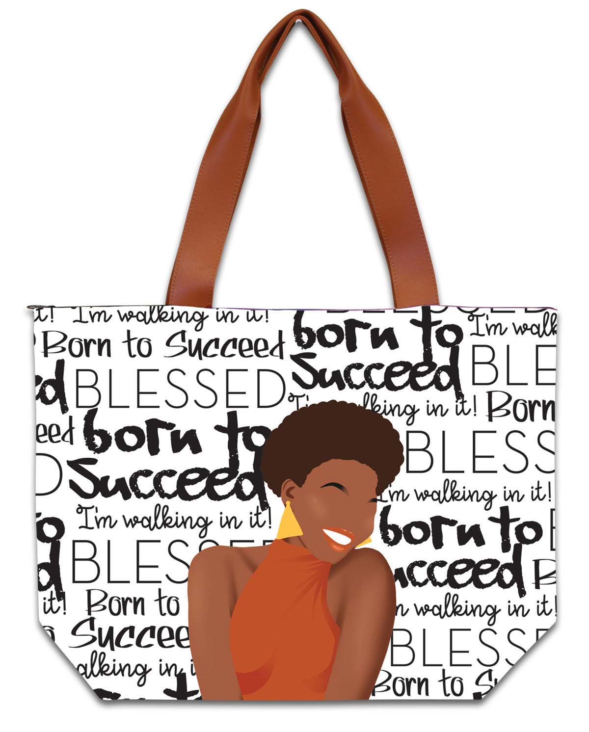 Geboren, um erfolgreich Canvas Bag