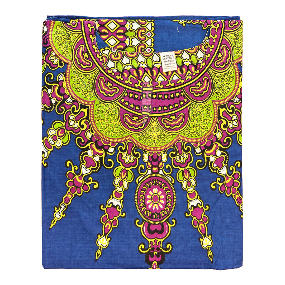 Dashiki Tunic (Muster 1 - Blau)