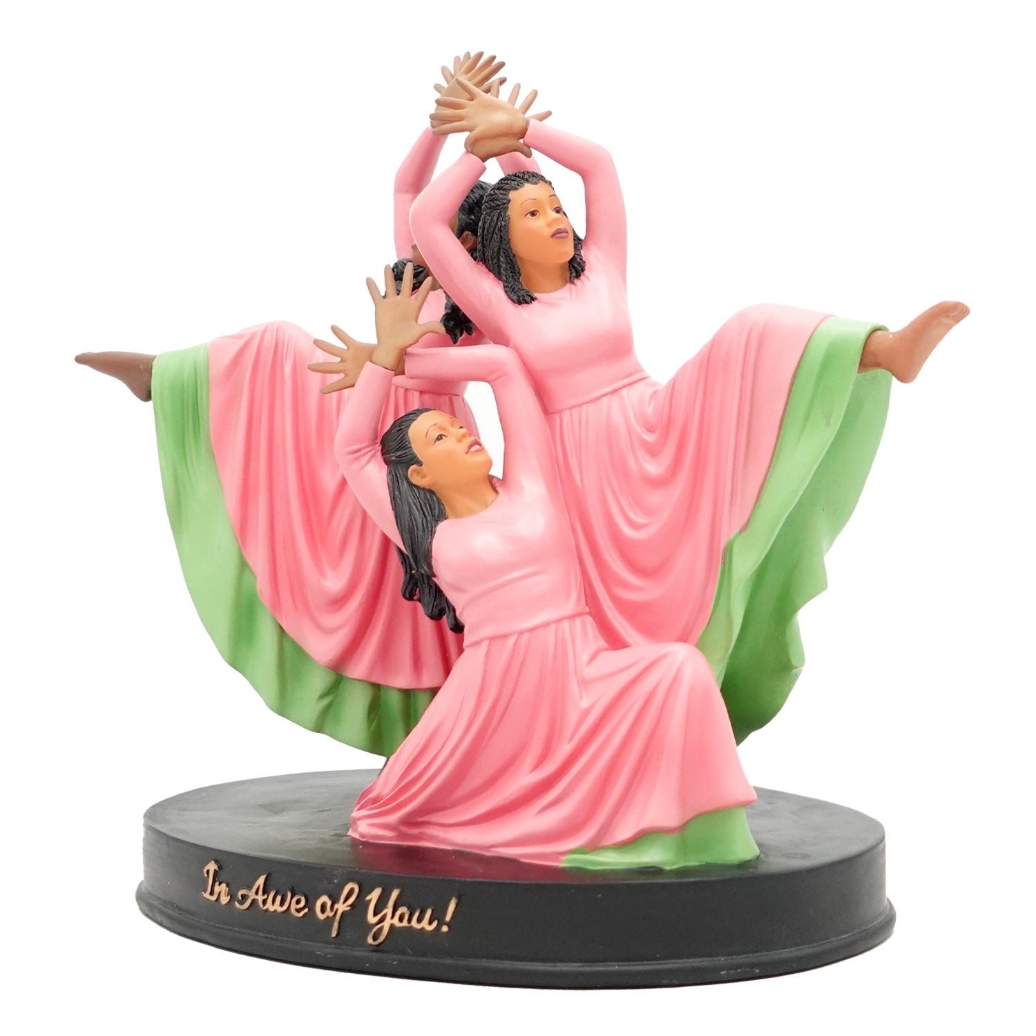 In Ehrfurcht vor dir Figurine (Pink/Green)