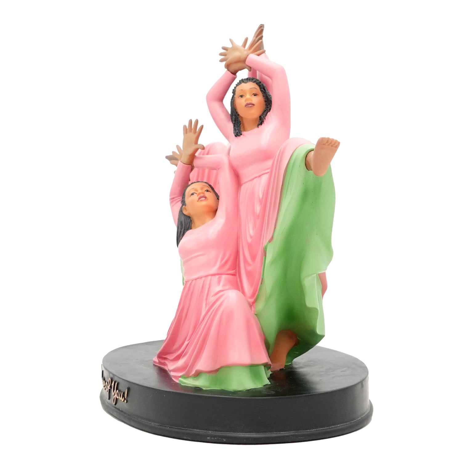 In Ehrfurcht vor dir Figurine (Pink/Green)