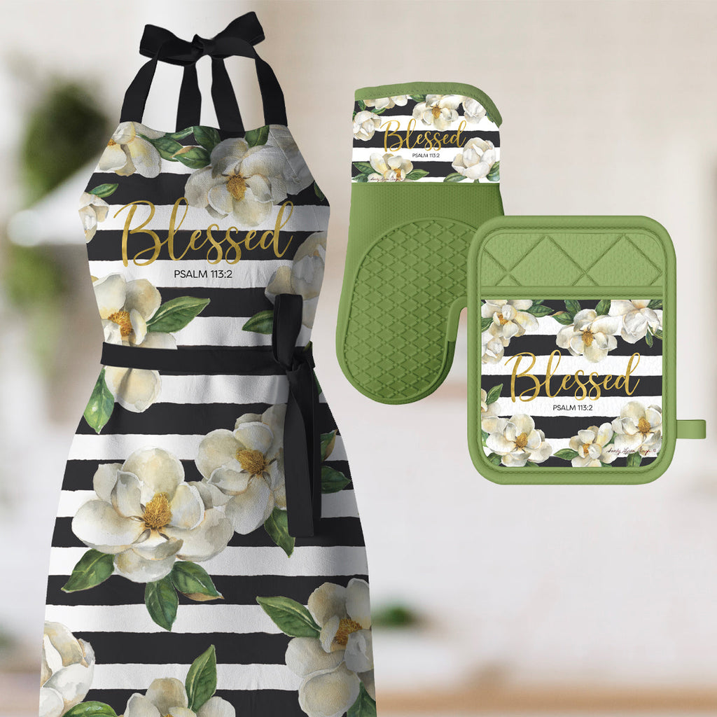 BLESSED MAGNOLIA APRON