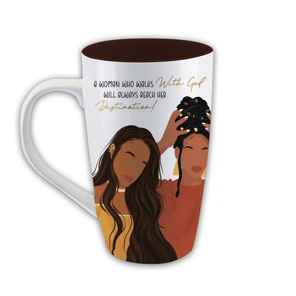 Bestimmungsort Latte Becher