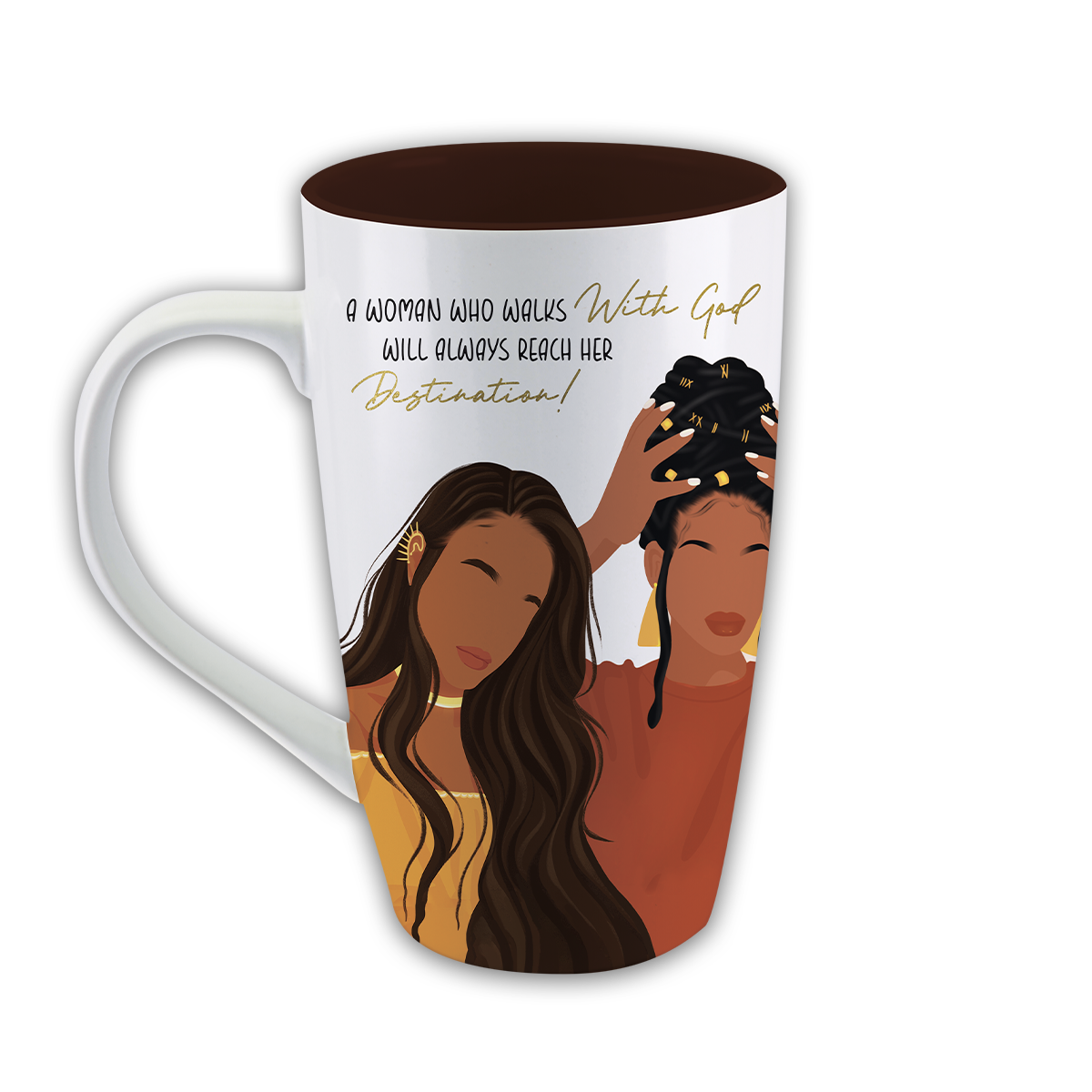 Bestimmungsort Latte Becher