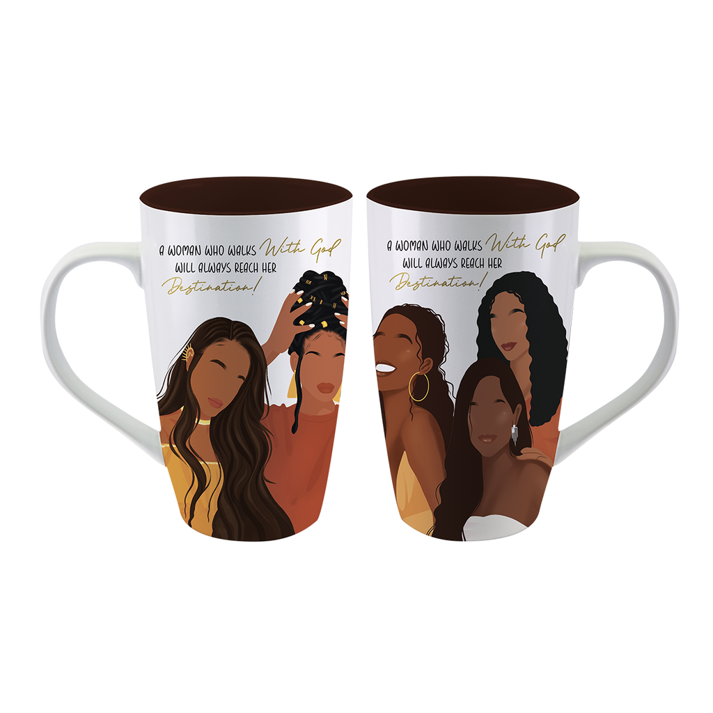 Bestimmungsort Latte Becher