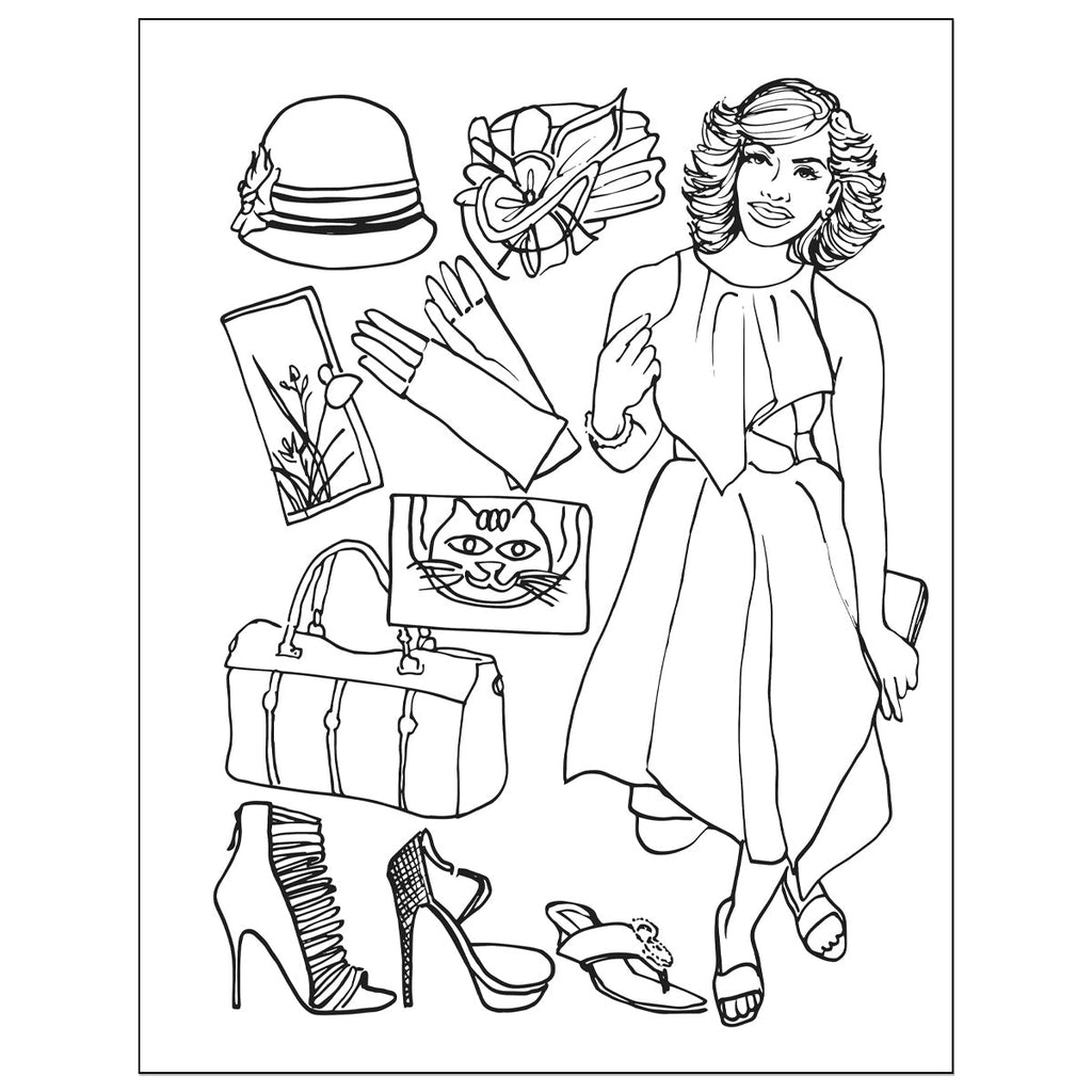 FAITH & FASHION COLORING BOOK VOL 2