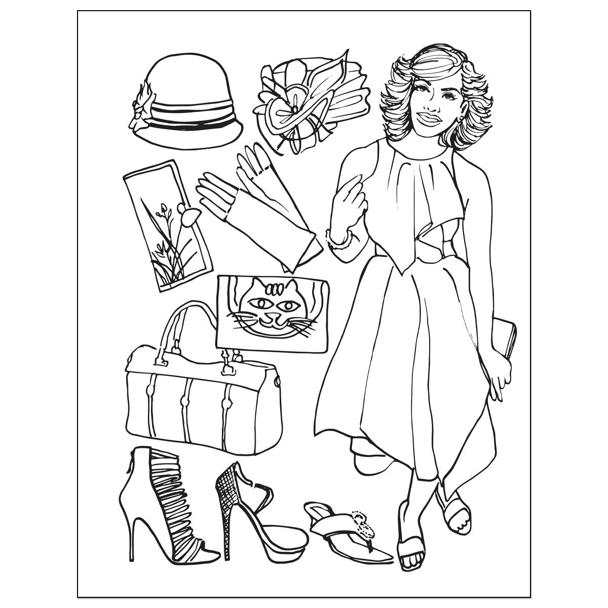 FAITH & FASHION COLORING BOOK VOL 2