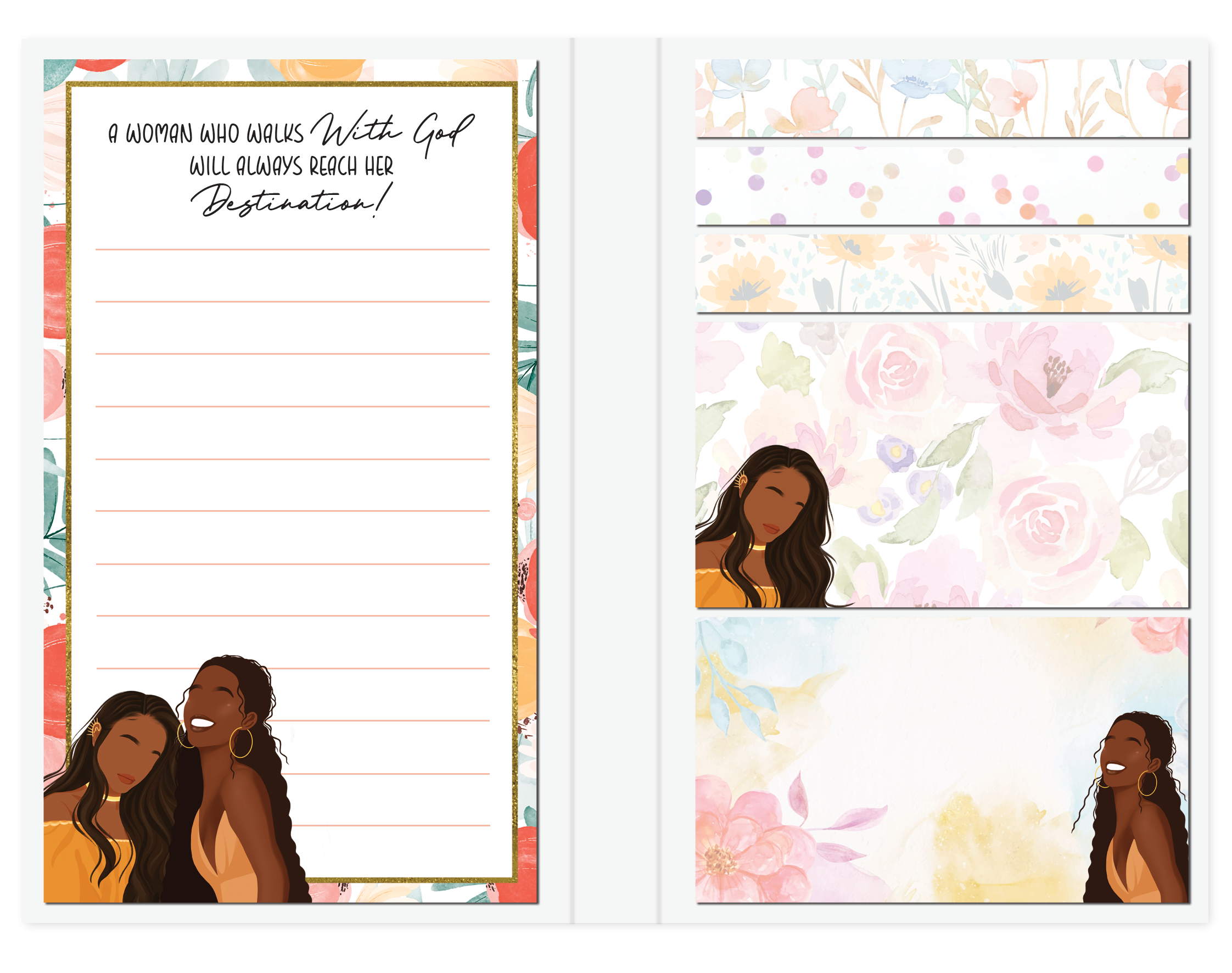 Walking With God Sticky Note Booklet (Deutsche Ausgabe)