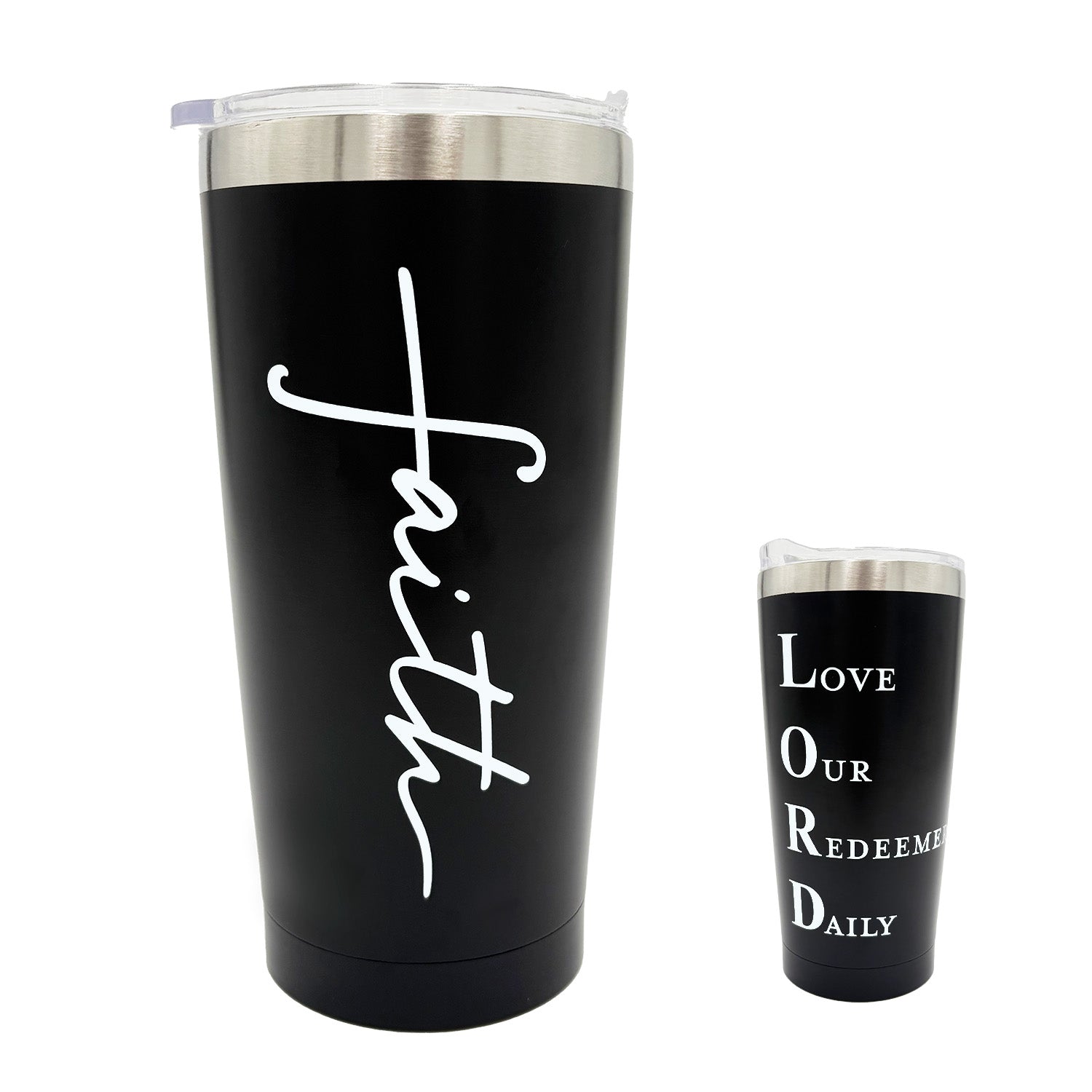 Faith Small Tumbler (Schwarz)