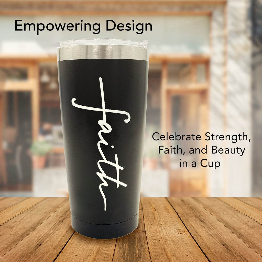 Faith Small Tumbler (Schwarz)