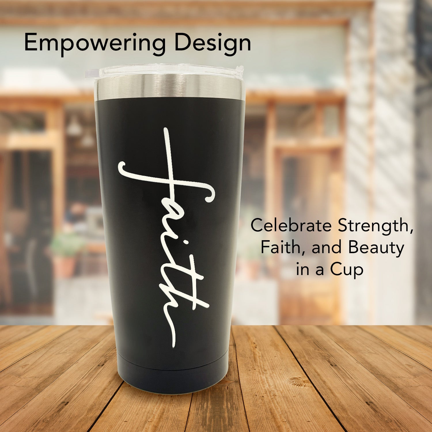 Faith Small Tumbler (Schwarz)