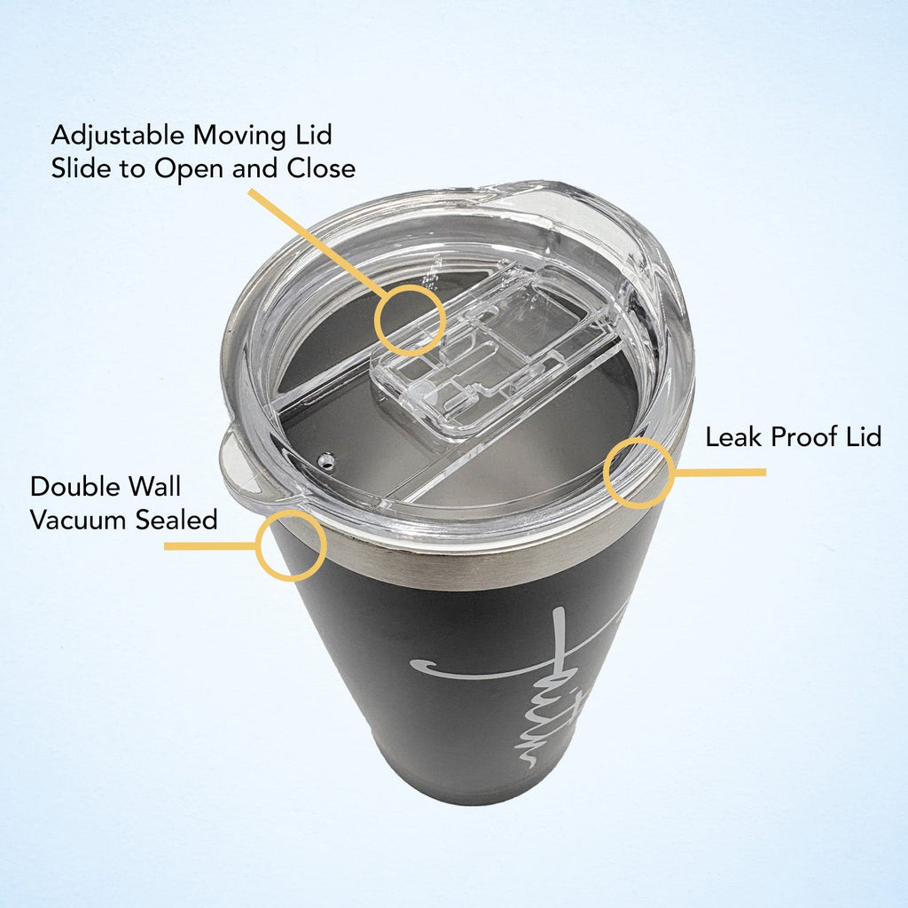 Faith Small Tumbler (Schwarz)
