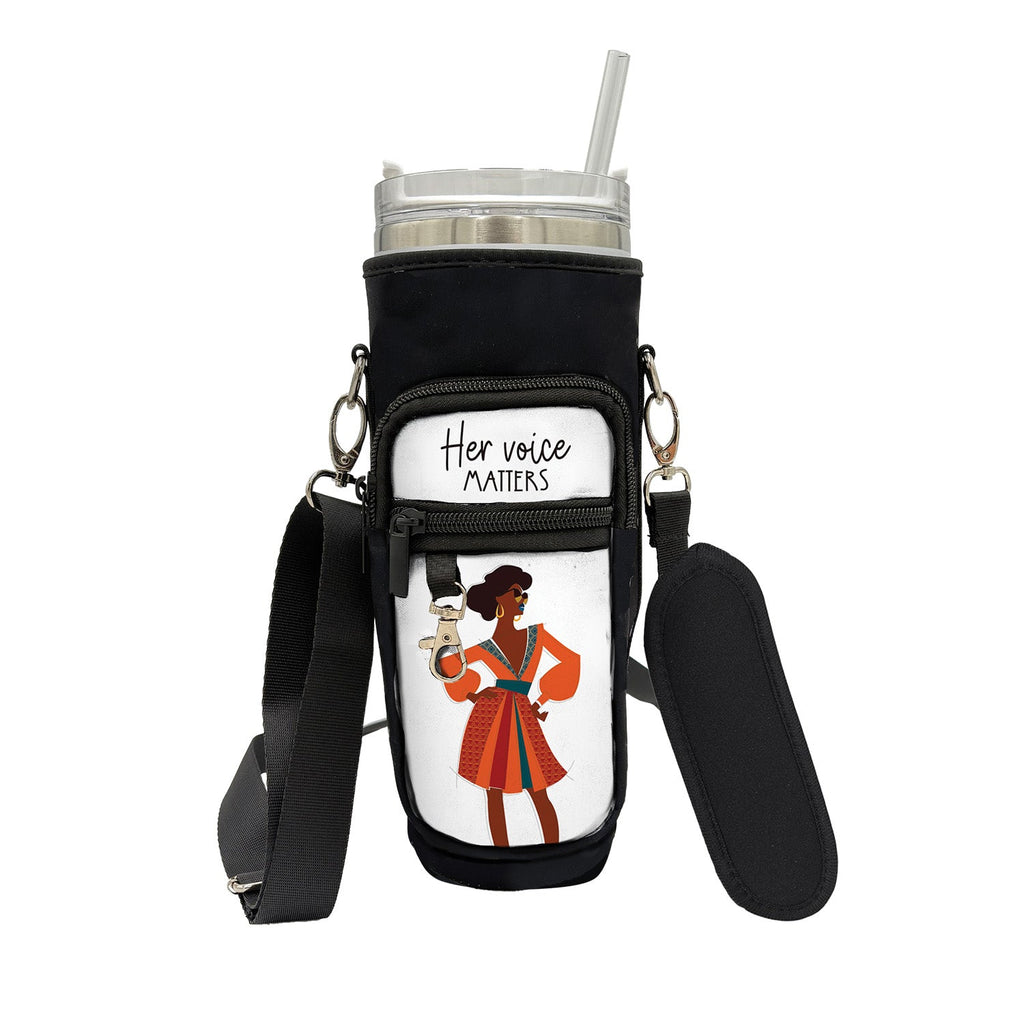 Her Voice Tumbler Carrier
