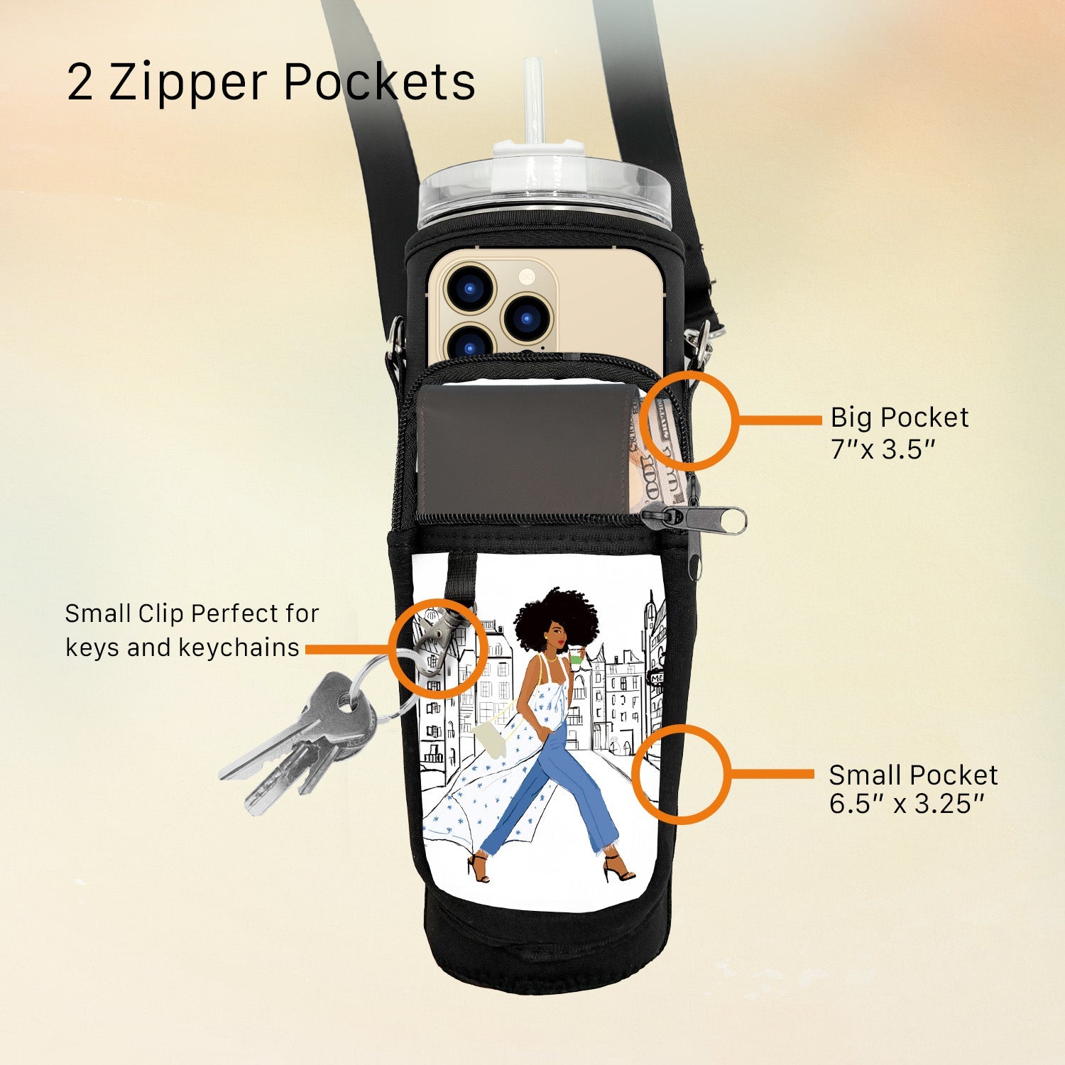 Her Voice Tumbler Carrier