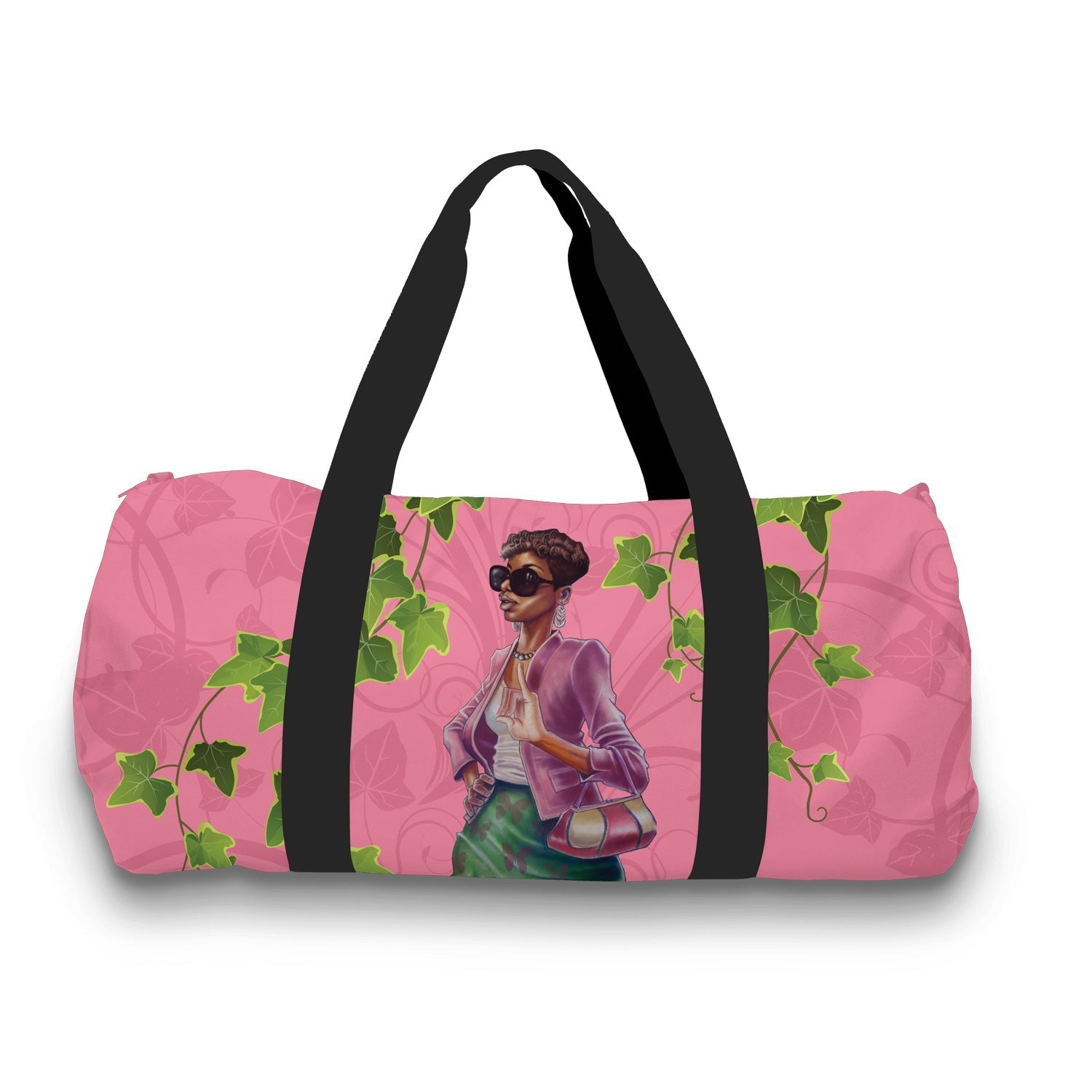 Pink und Green Reisetasche